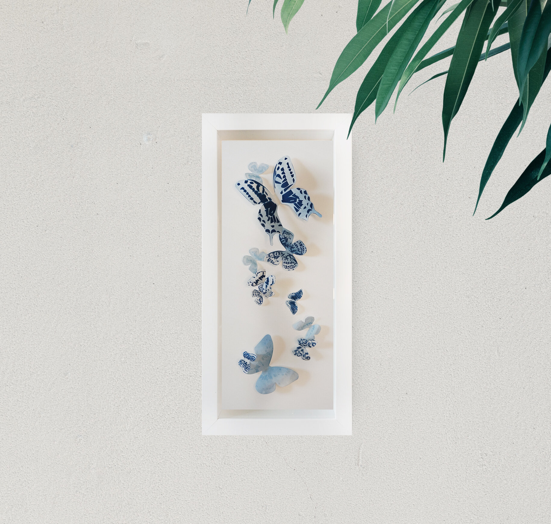 Paper Sculpture Cyanotypes