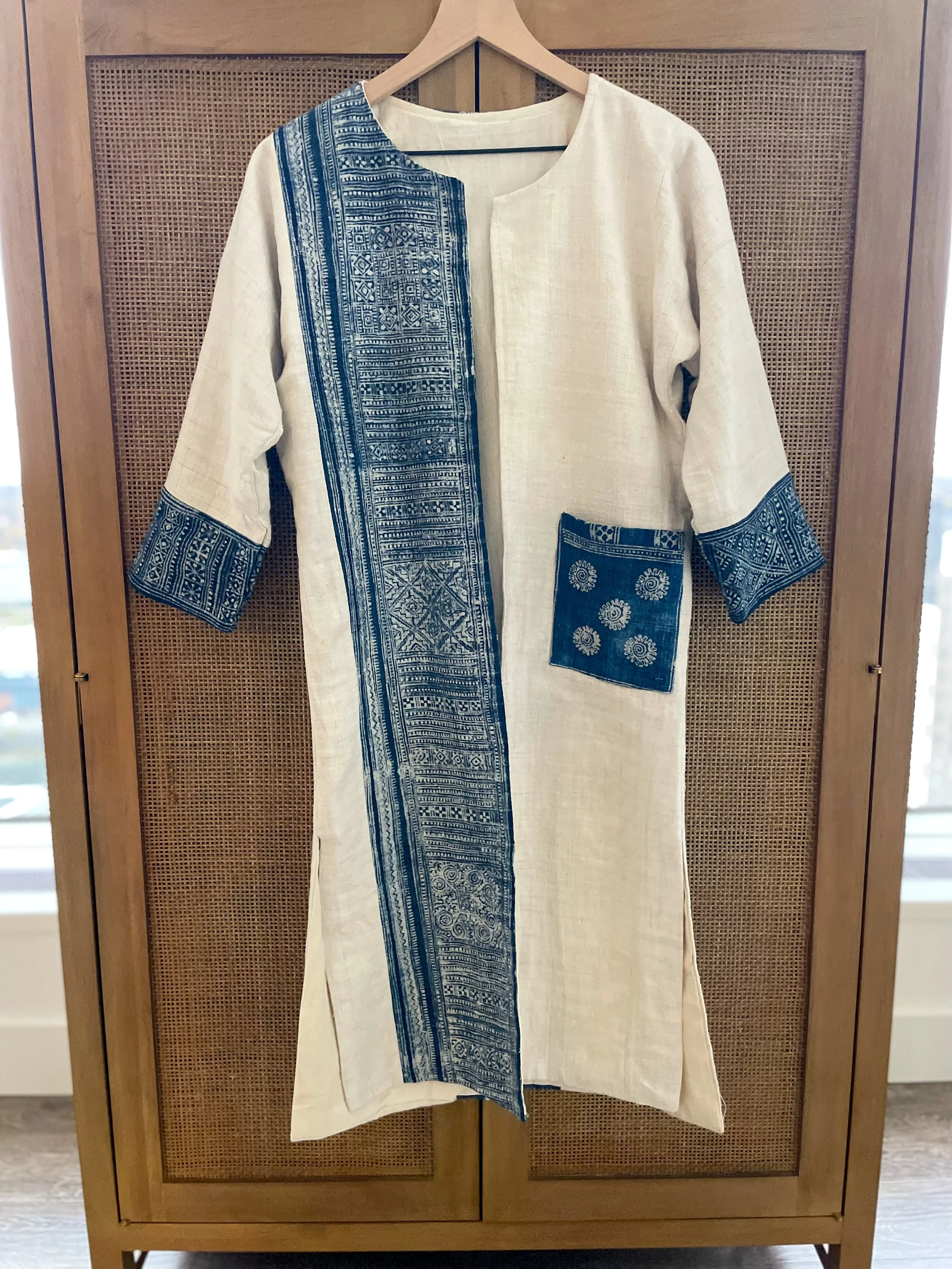 Duster - Indigo Batik