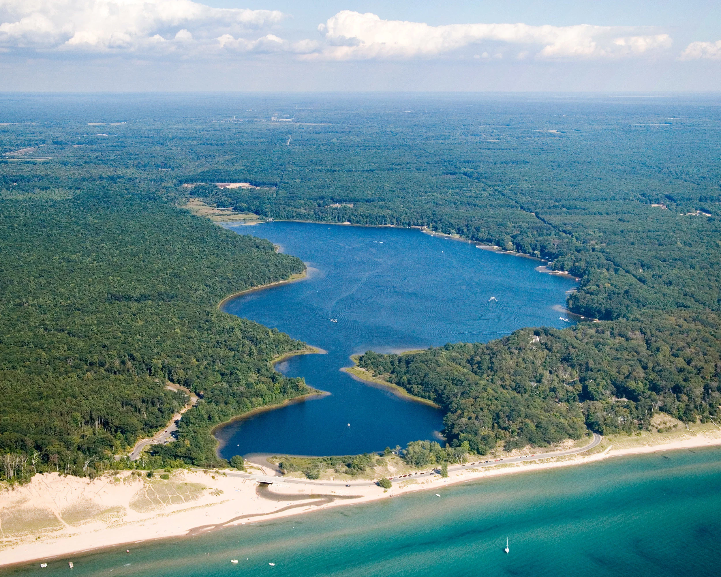 MICHIGAN Aerial Lakes — Schmidt Resources