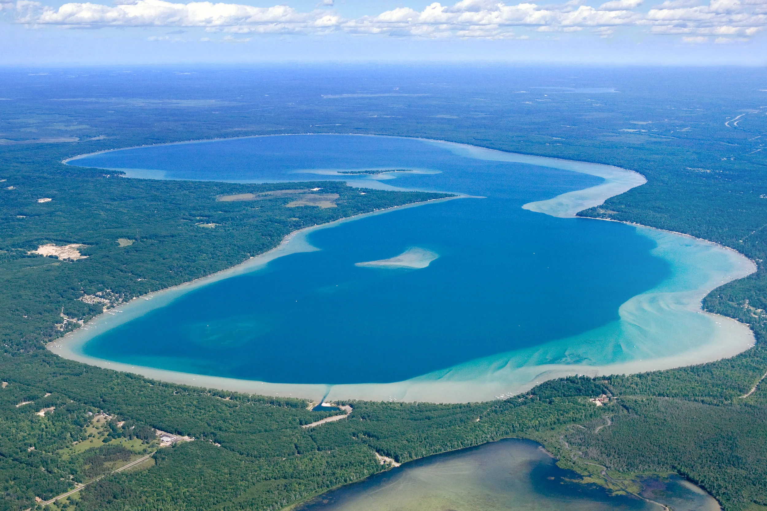 MICHIGAN Aerial Lakes — Schmidt Resources