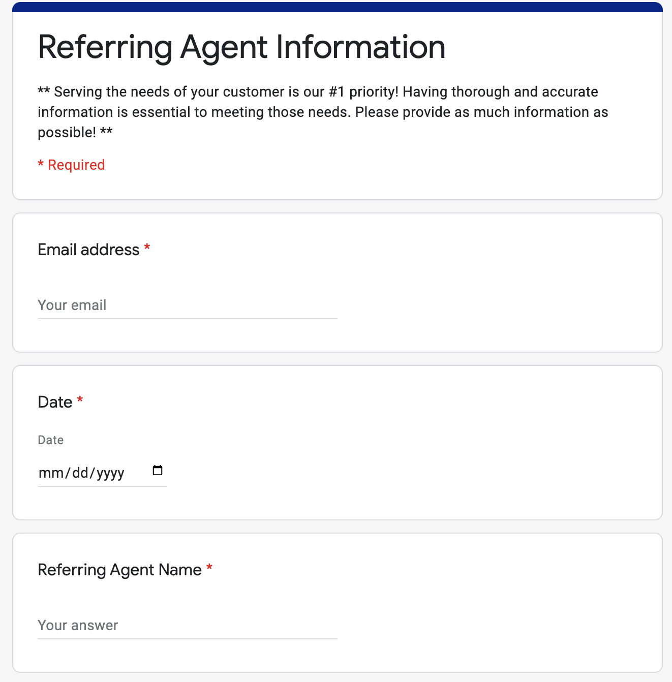 Outgoing Referral Form GOOGLE FORM