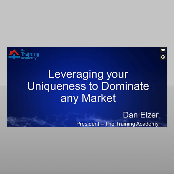 Dan Elzer - Leveraging Your Uniqueness to Dominate Any Market
