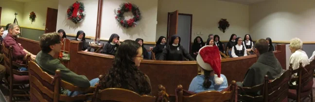Passionist Nuns of Whitesville, KY - Family Visit in the Parlor