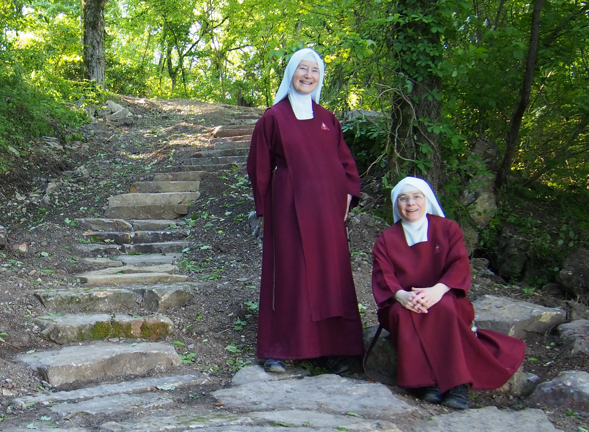Mother Marietta Sister Rose Philomena near river landscape.jpg