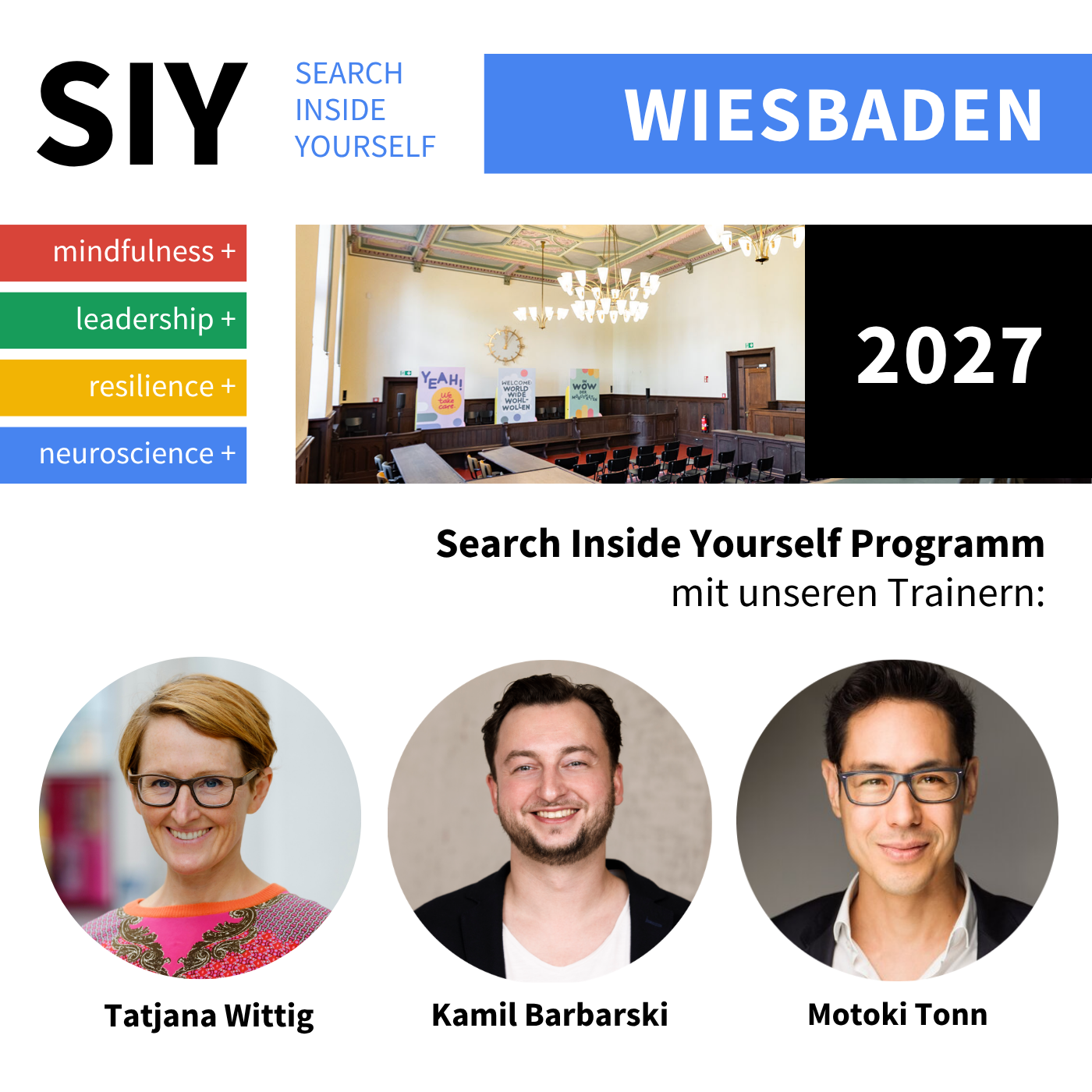 Search Inside Yourself – Wiesbaden/Frankfurt – Herbst: 27. & 28.04.2027