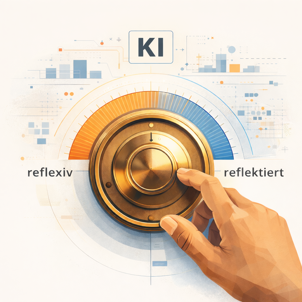 Reflexiv oder reflektiert mit KI umgehen? Warum souveräne KI-Nutzung kein Entweder-Oder ist