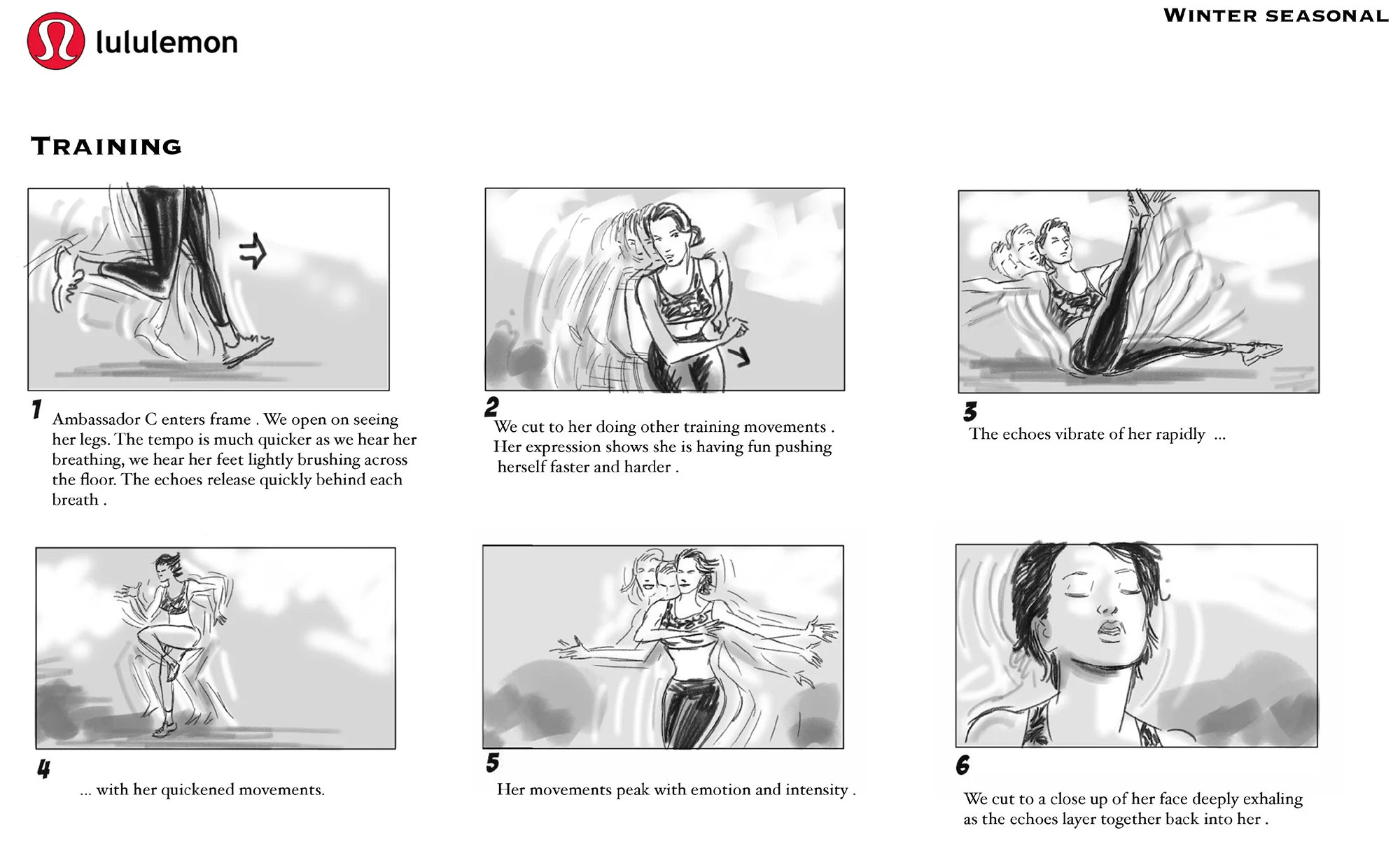 Lululemon - CC Storyboards