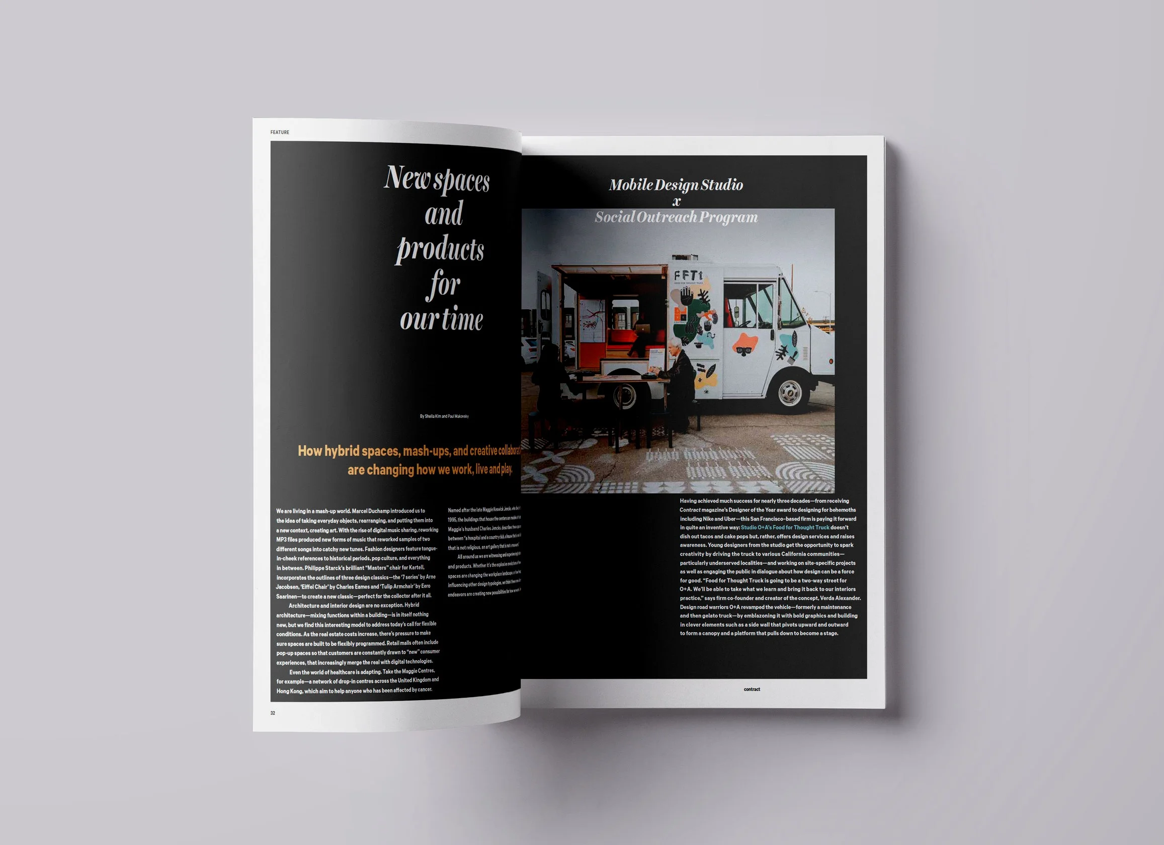 Food For Thought Truck, Mobile Design Studio and Social Outreach Program By Studio O+A - Contract Magazine