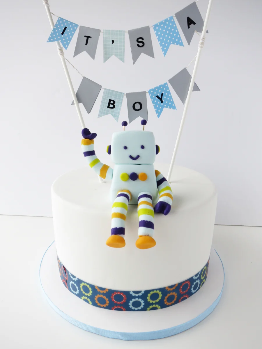 Robot — Lalaland Cakes - San Diego Contemporary Cake Design
