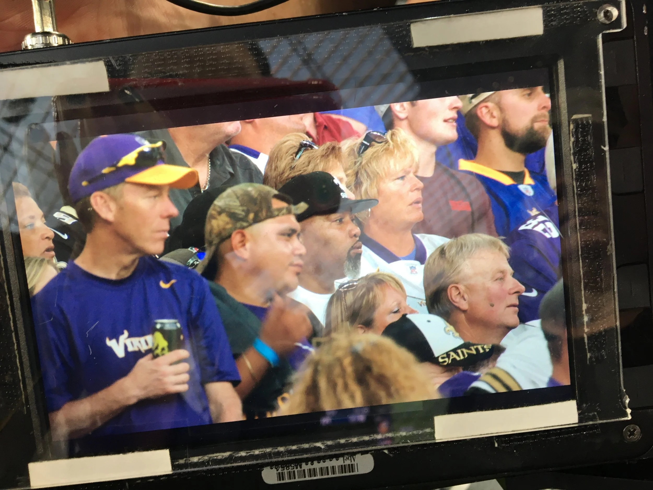  We also had a long lens camera man from NFL Films focused on Dad the whole game. 