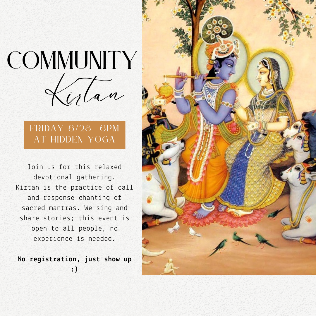 Community Kirtan at Hidden Yoga