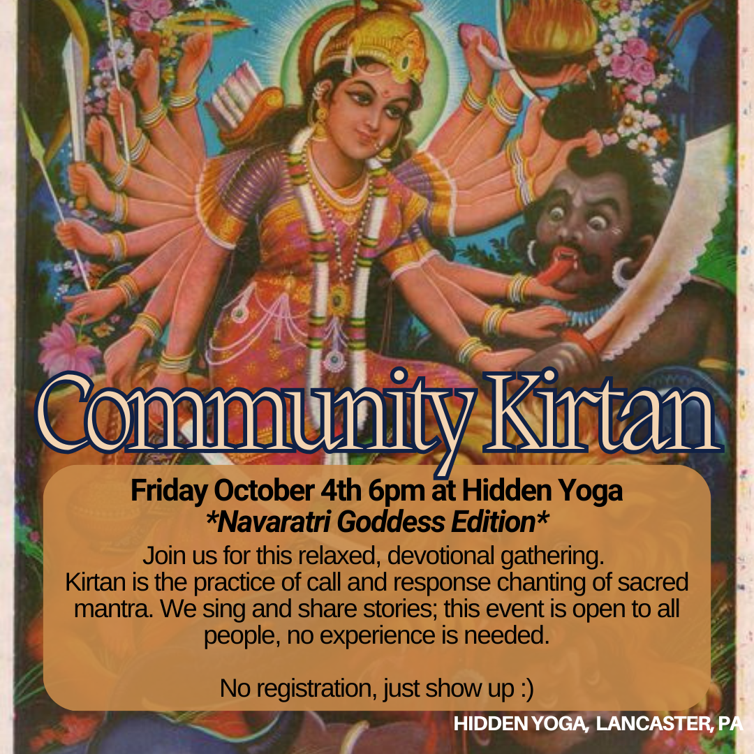 Community Kirtan at Hidden Yoga