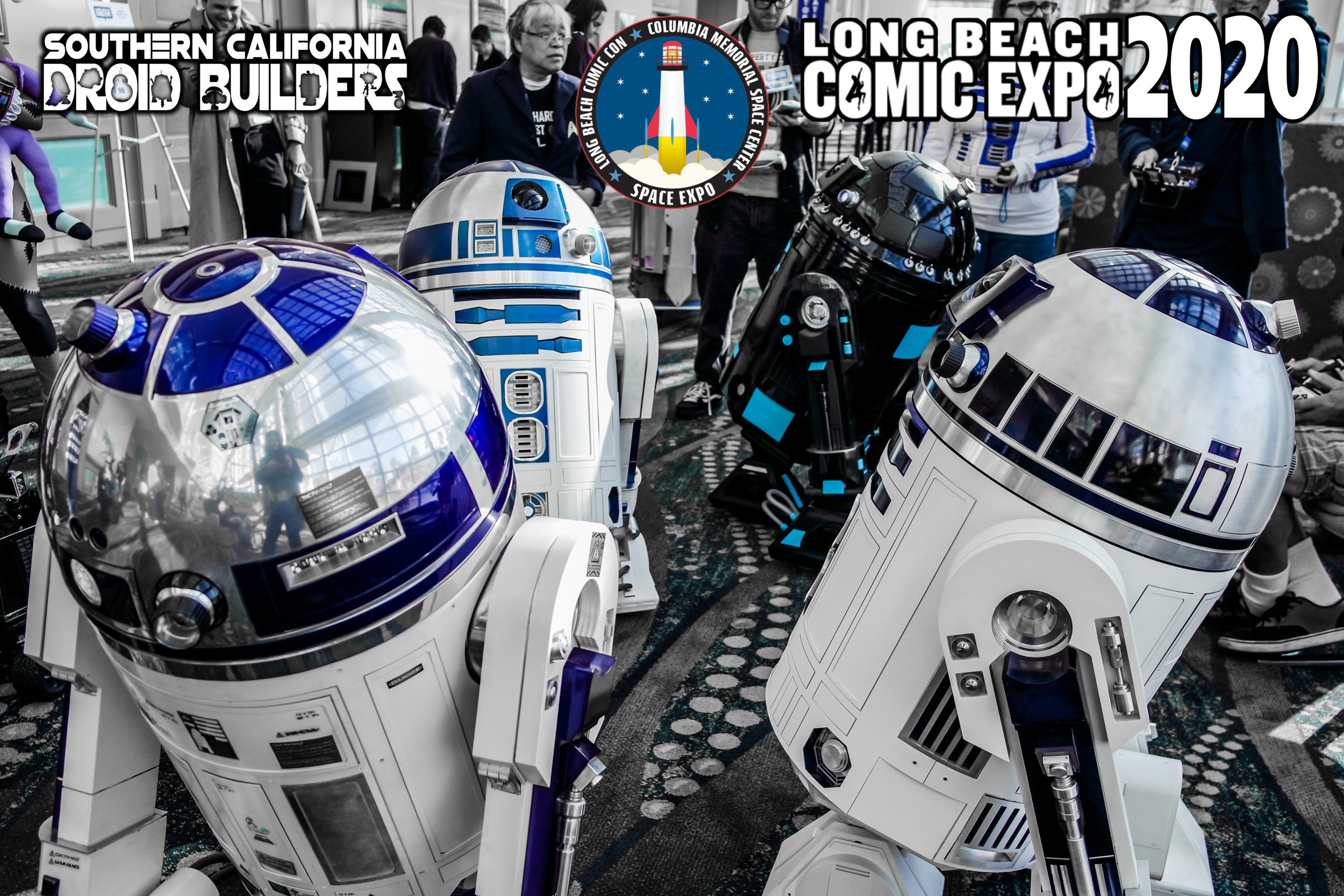 Long Beach Comic Expo 2020  Columbia Memorial Space Center Space Expo  #LBCE20 #LBCE2020 #LONGBEACHCOMICEXPO #DROIDBUILDERS #R2D2 #DESERTSCUM #R2BUILDERSCLUB #MOUSEDROIDBUILDERS #DROID #MSEDROID