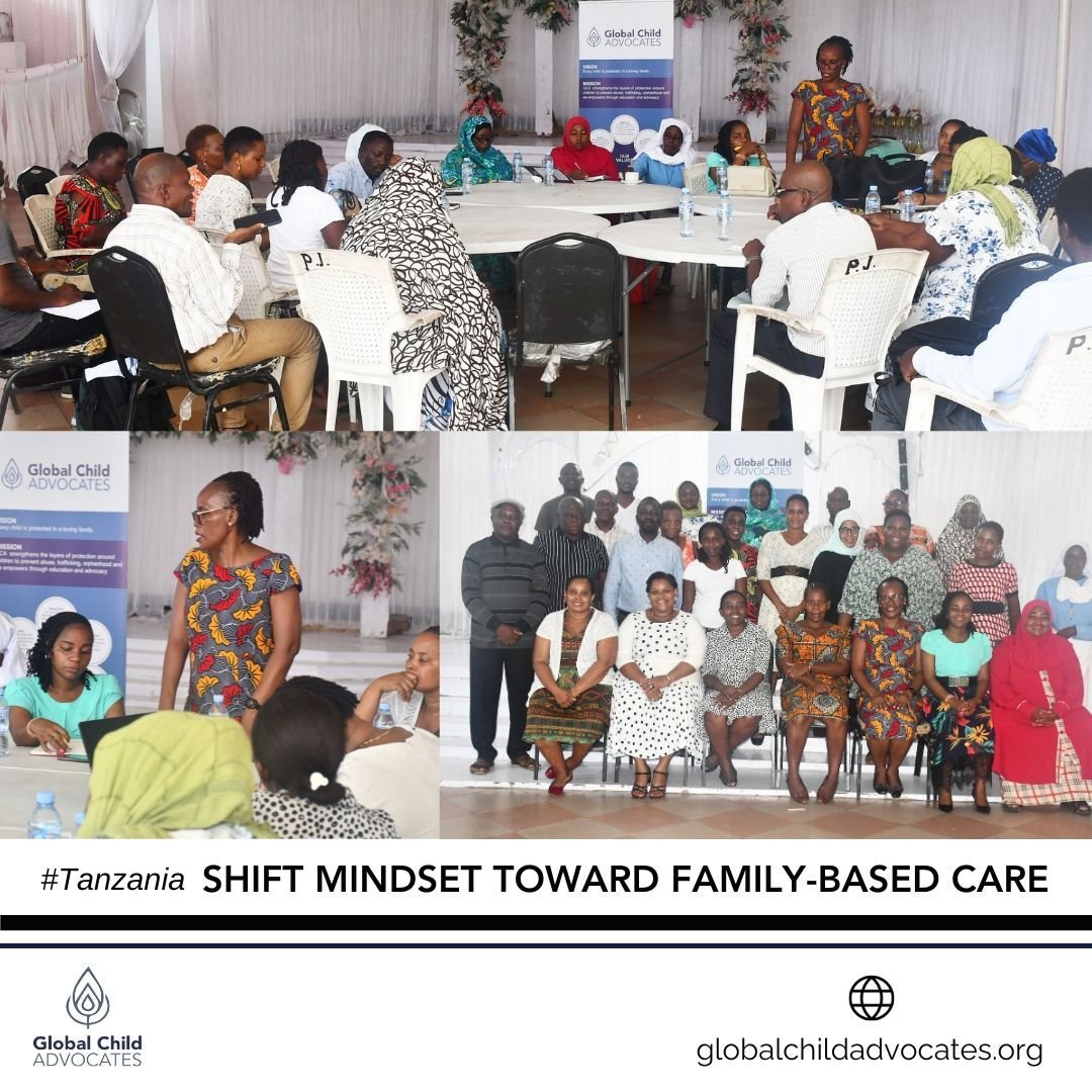 This week, GCA collaborated with the Kinondoni Municipality of Dar es Salaam and brought together owners of 19 Orphanages in the Municipal. 

The meeting intended to shift the mindset of the orphanages to transition toward supporting family-based car