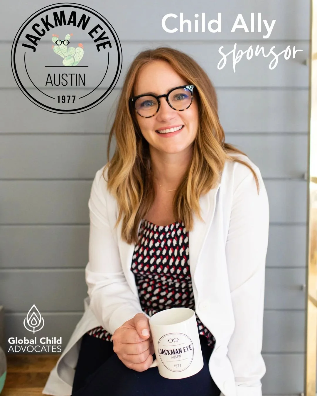 We&rsquo;re so excited to share about this returning Child Ally Sponsor: Dr. Madison Huser of Jackman Eye!

Dr. Huser is a licensed Therapeutic Optometrist and Optometric Glaucoma specialist who&rsquo;s treated patients in Austin and surrounding area