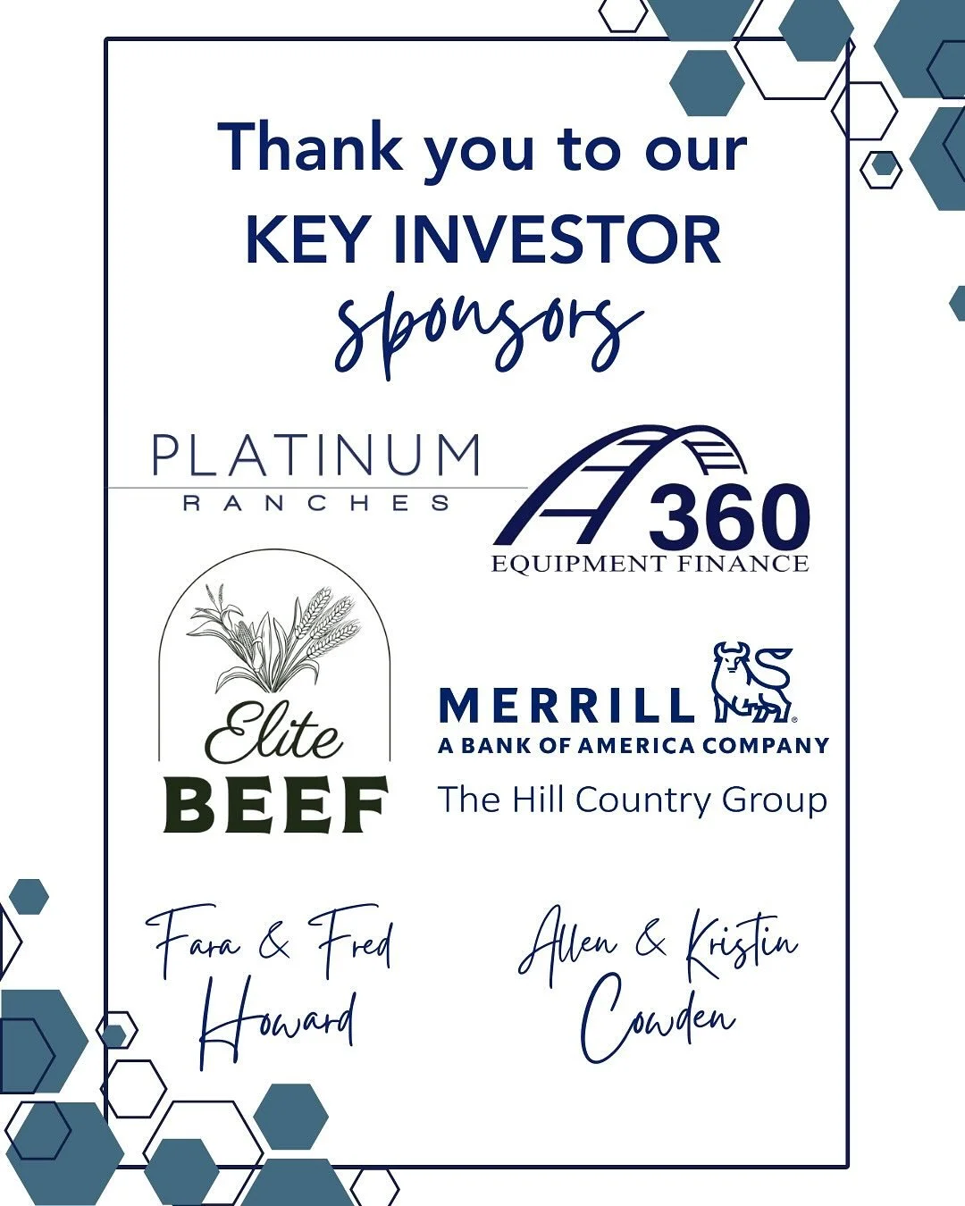 🙏🏼 Boots & Bling Sponsor Appreciation Post!! 
Swipe ➡️ to see who we want to say THANK YOU to… These businesses & individuals were instrumental in making GCA’s 5th Annual Boots & Bling such a beautiful celebration:
@kip360a