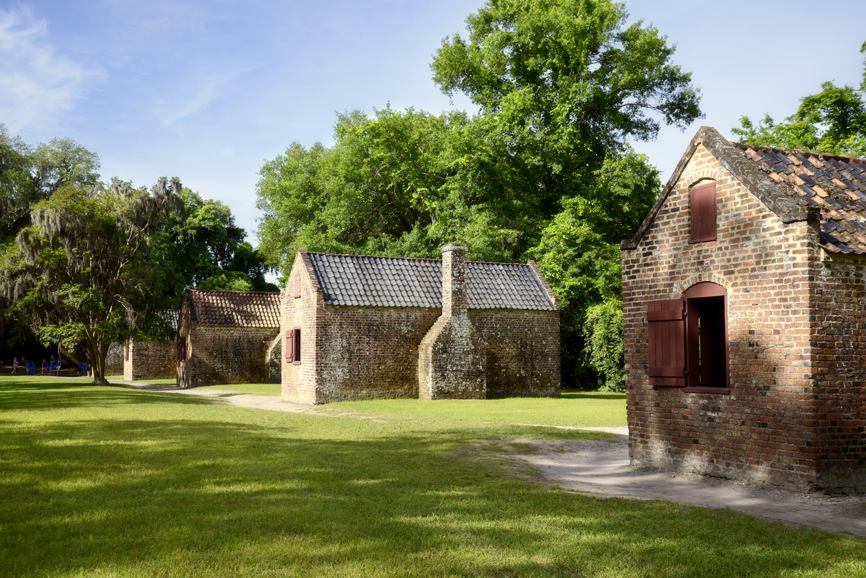 Slave Dwellings at Drayton Hall Plantation