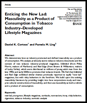 Co-Authored article published in Men & Masculinities