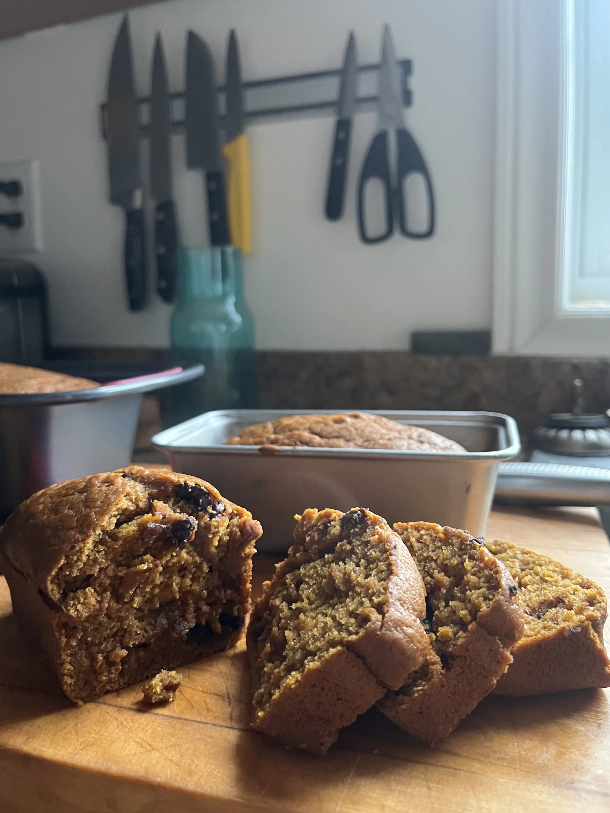pumpkin loaf in the kitchen.jpg