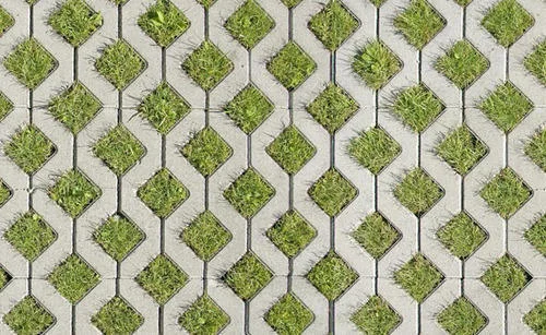 Green, porous, high albedo parking lot