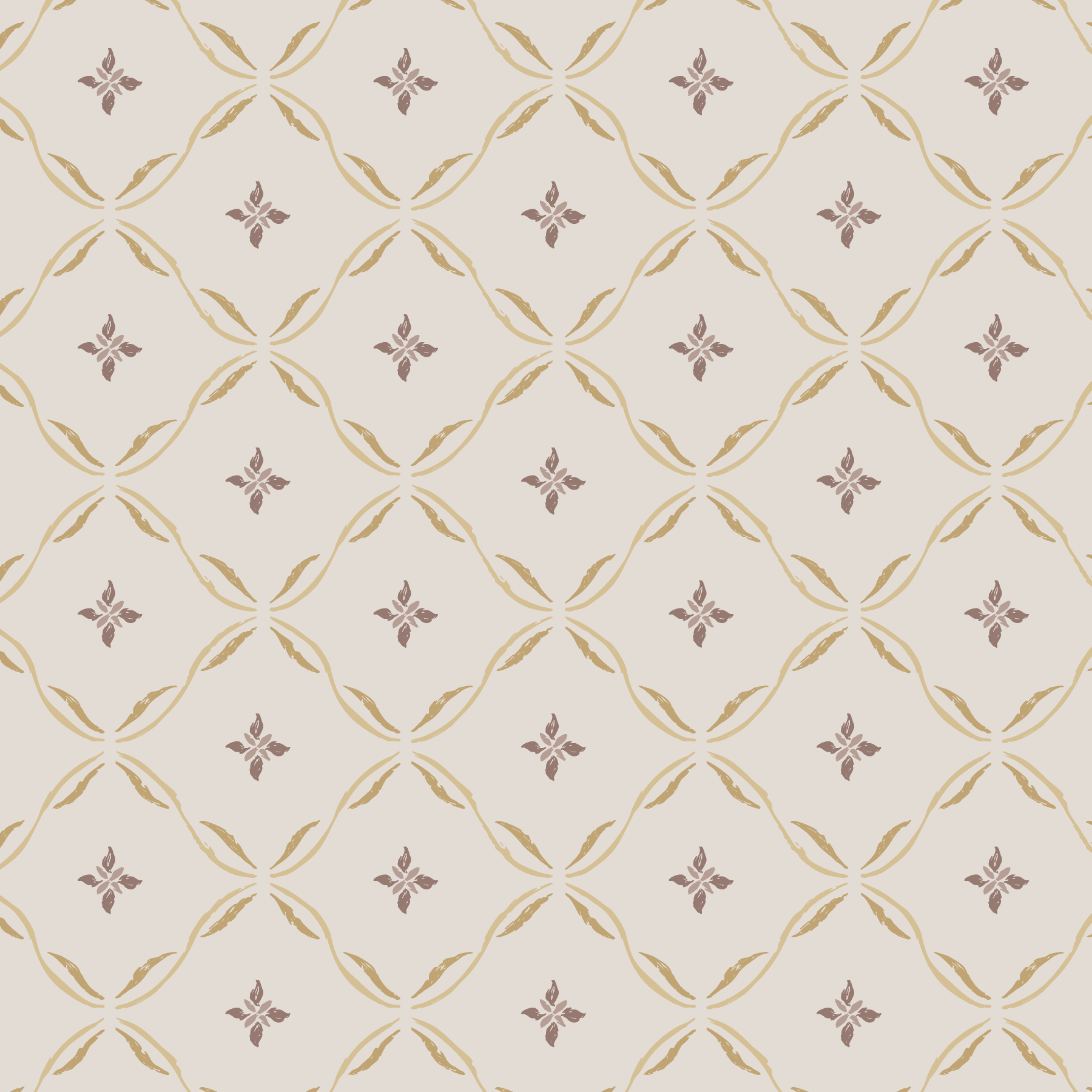 Garden Gate coordinate pattern from the Heirloom Bloom collection by rePaperedShop.