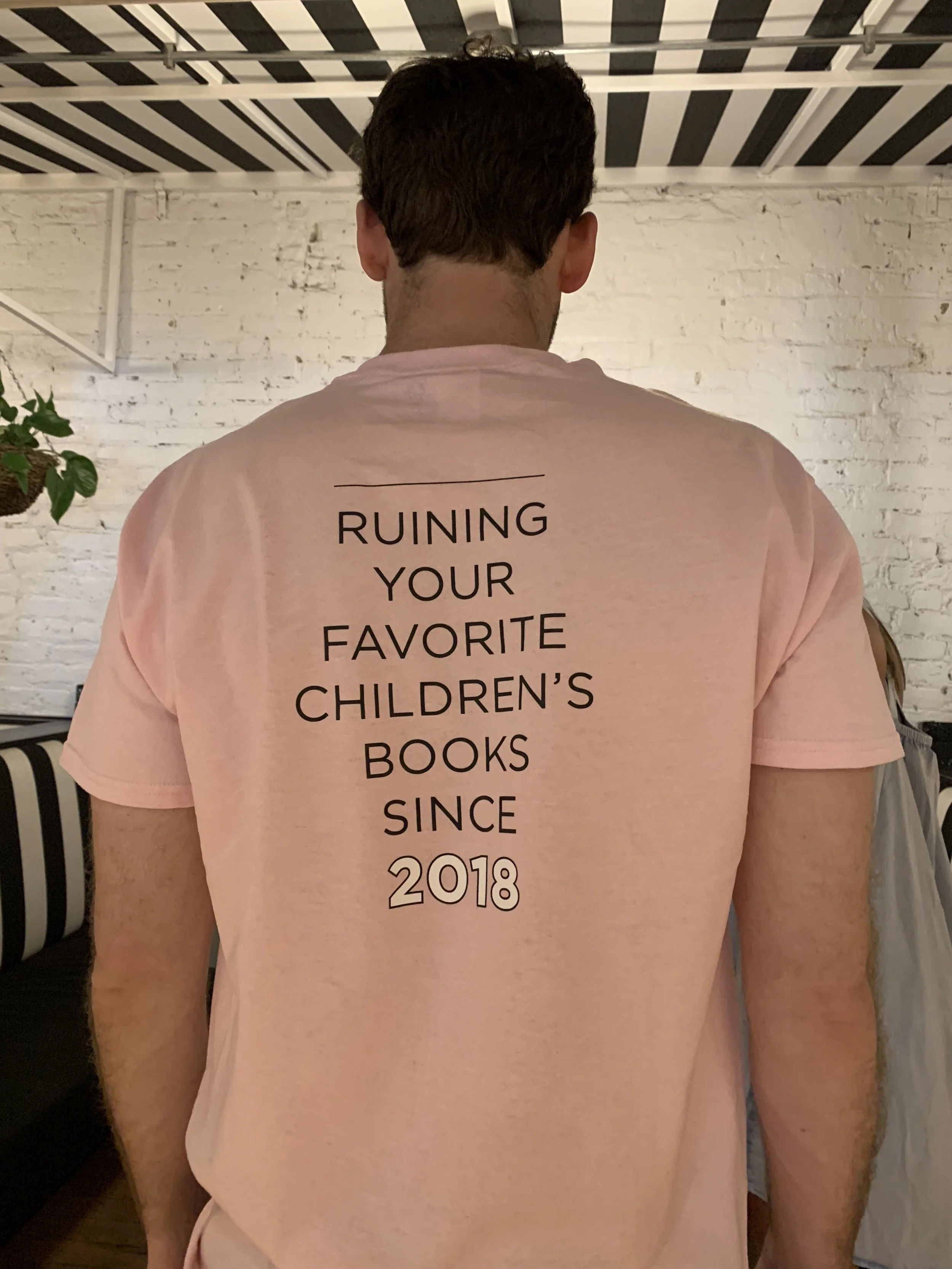 Matt was the only one to have his SSR t-shirt for the party. Don’t worry, everyone — I’m ordering more and they’ll be in the shop in a few weeks!