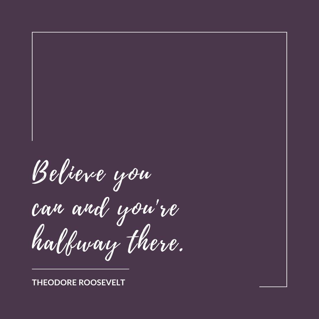 Ever been in a place, in your mind, like you don&rsquo;t feel like you can do something?⁠
⁠
🙋🏻&zwj;♀️🙋🏻&zwj;♀️⁠
⁠
Yup. Same here. ⁠
⁠
Here&rsquo;s the thing:⁠
⁠
When you want to achieve something in life, the first thing you must do is to believe