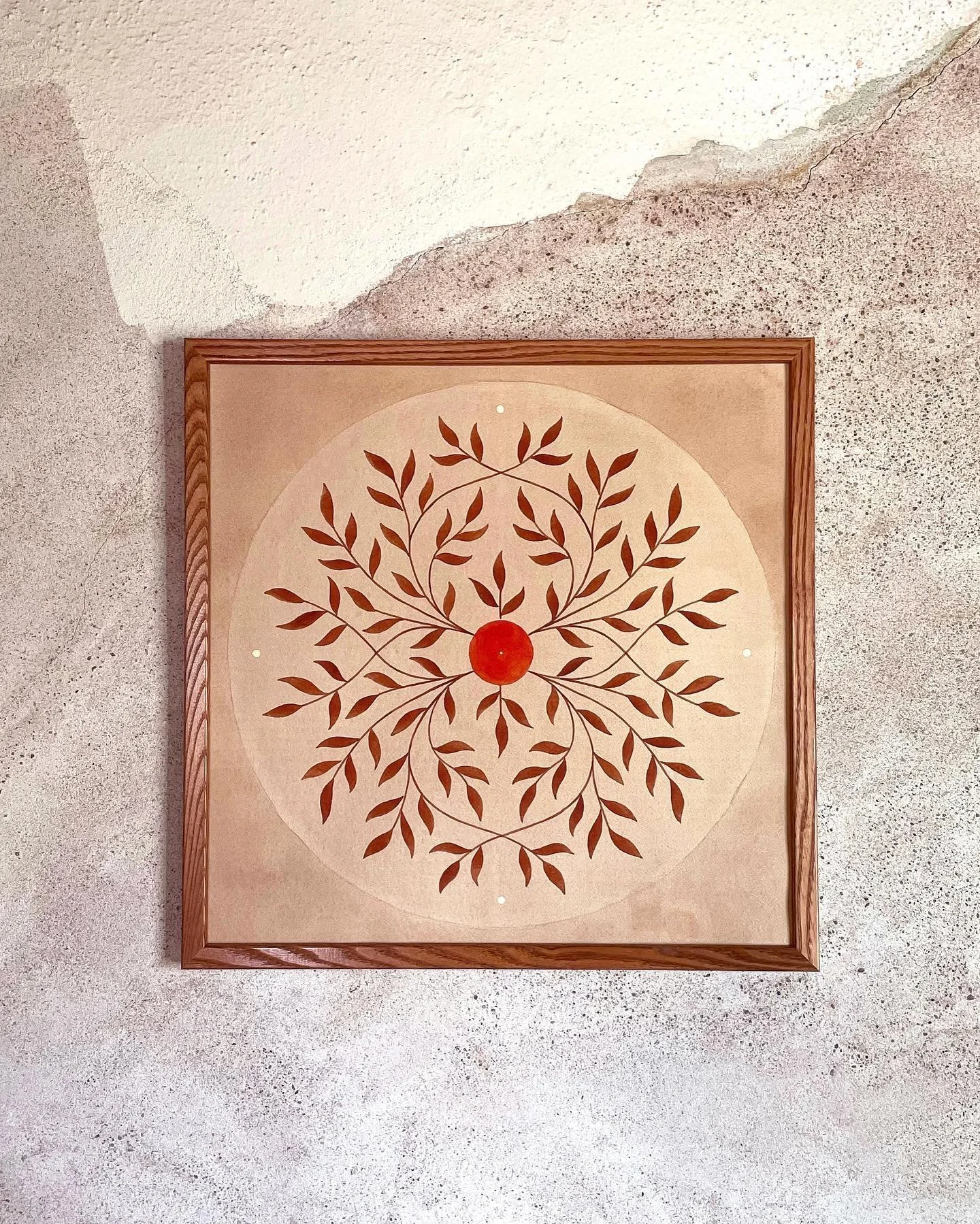 .⁣
.⁣
.⁣
sanguin/ary &bull; 18x18&rdquo; gouache + watercolor on paper