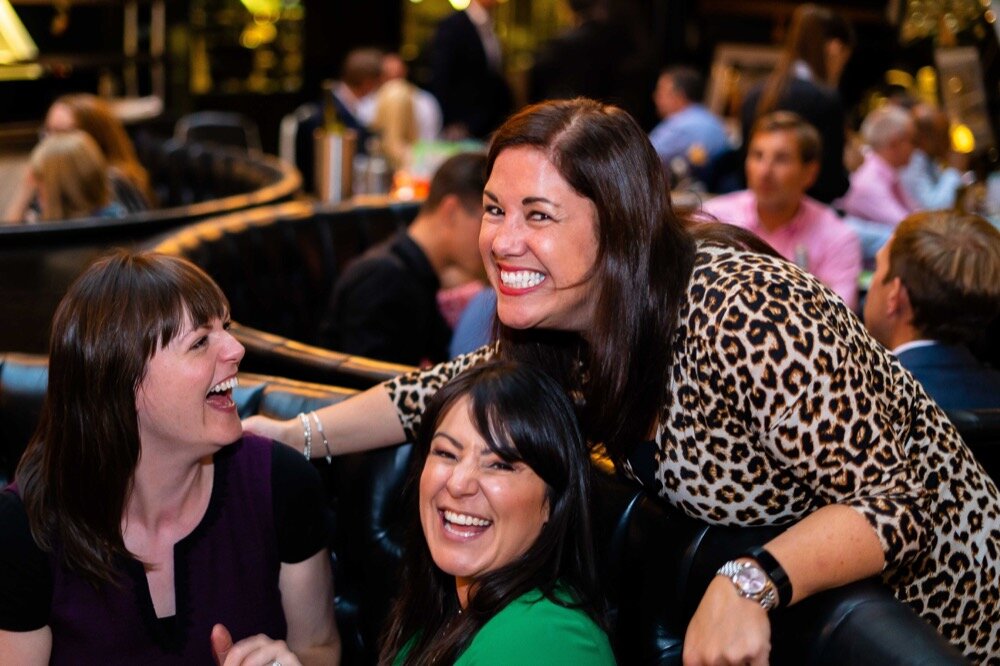  Guests enjoying themselves at the charity luncheon 