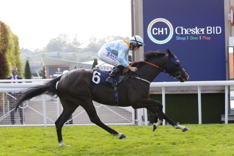 Revich and Tom Marquand win the chestertogether Handicap at Chester.JPG