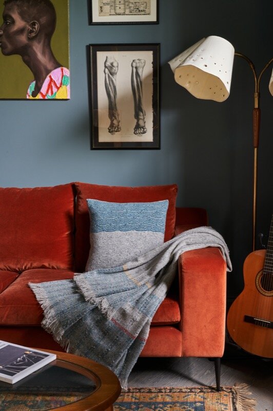 Craft Editions Mourne Classic Beltra Blanket £295 and Pebble Cushion.jpg