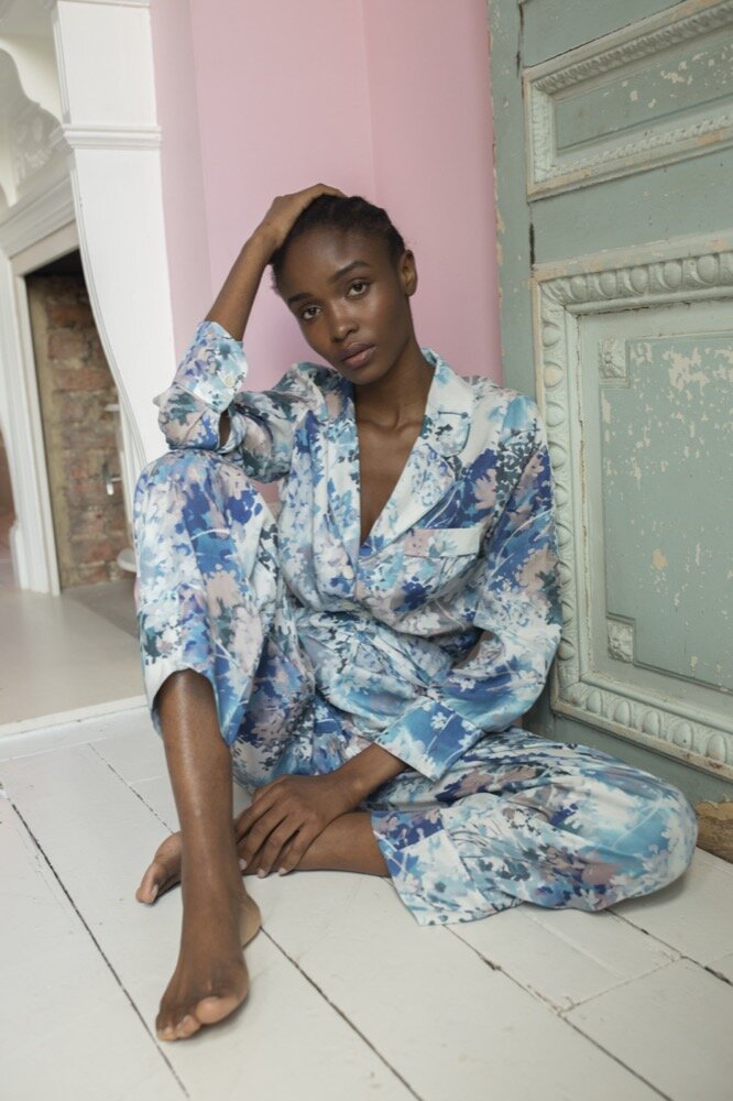 EPHEMERAL BLOOM PRINT PYJAMAS  £280