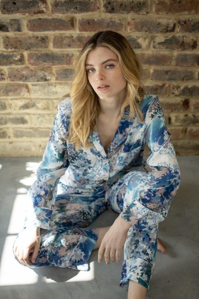 EPHEMERAL BLOOM PRINT PYJAMAS  £280