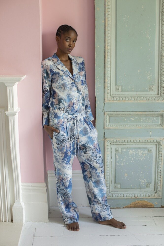 EPHEMERAL BLOOM PRINT PYJAMAS  £280