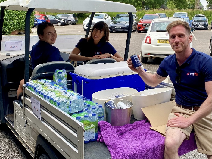  Golfers were kept hydrated during the day all thanks to TorFX, the Swanky Swing official Drinks Sponsor, VPAR sponsor and Driving Range Sponsor 