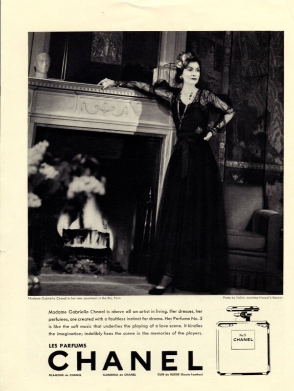 1953 Chanel No. 5 Vintage Perfume & Cologne Ad, Vintage Health