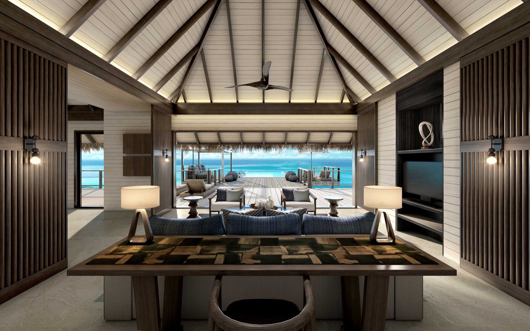 Two Bedroom Rangali Ocean Pavilion with Pool -  Living Room Rendering.jpg