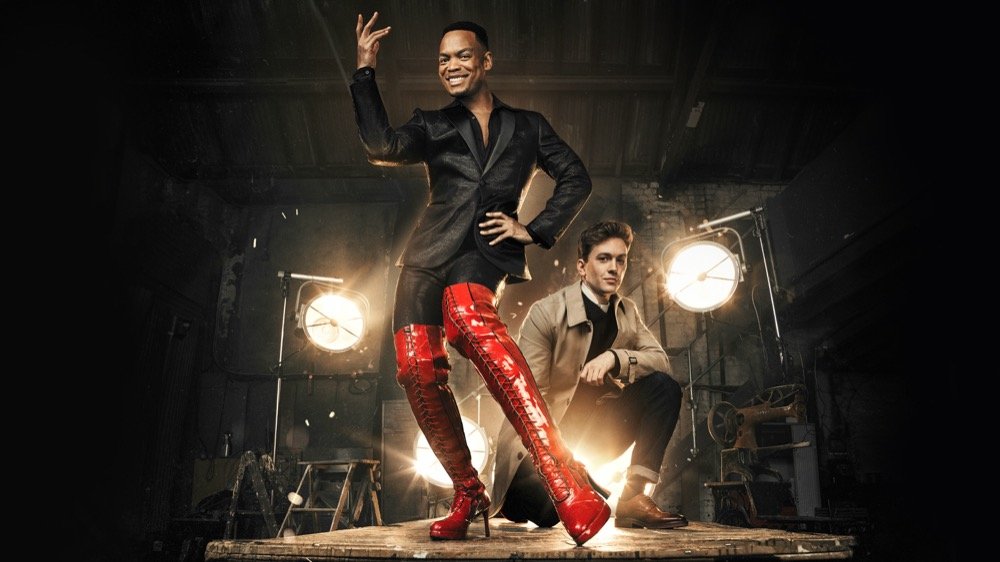 Johannes Radebe and Dan Partridge for KINKY BOOTS – PHOTO:  Ollie Rosser