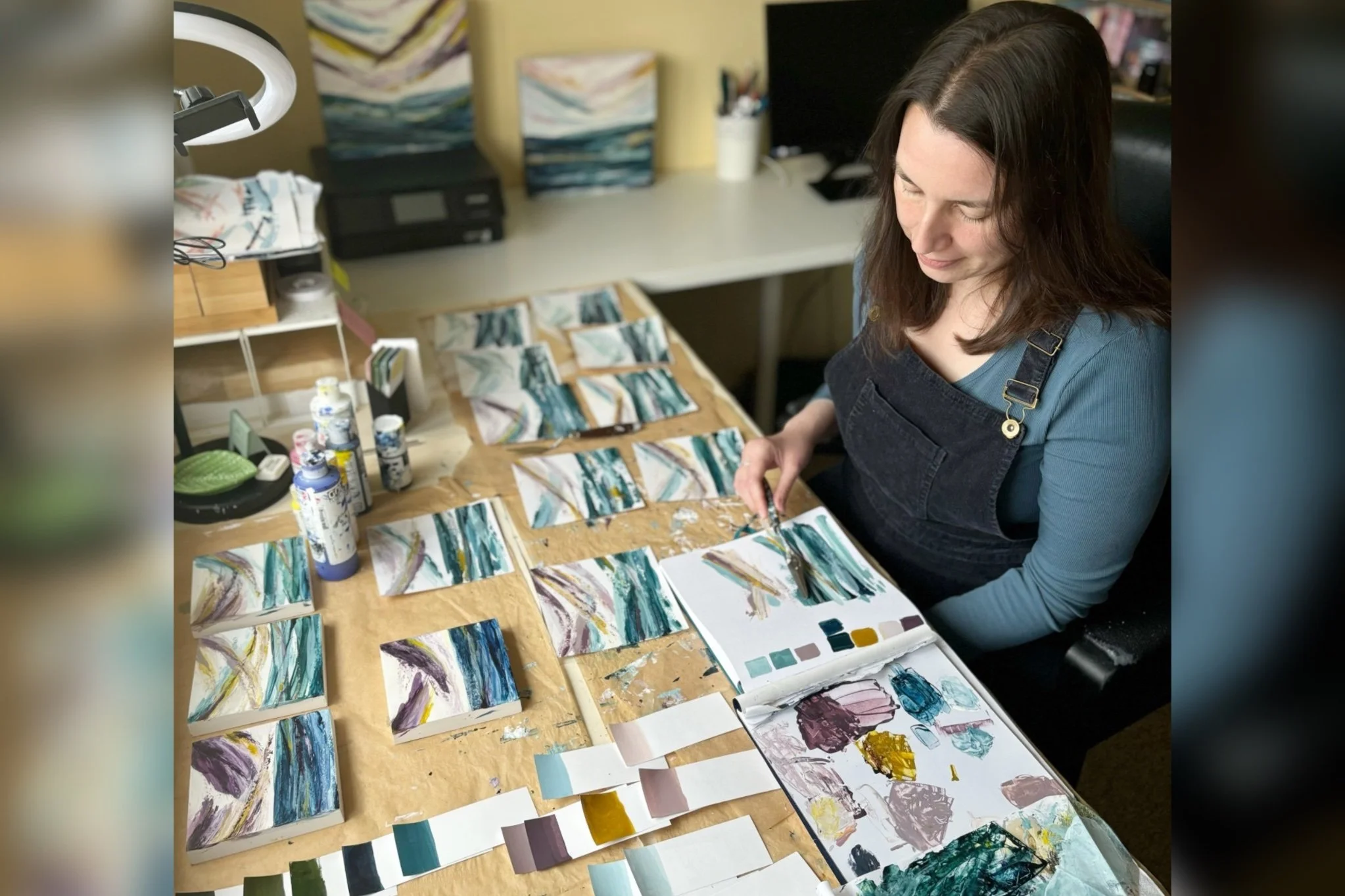 Q&amp;A with... Louise Levine, A Semi-abstract Seascape Artist