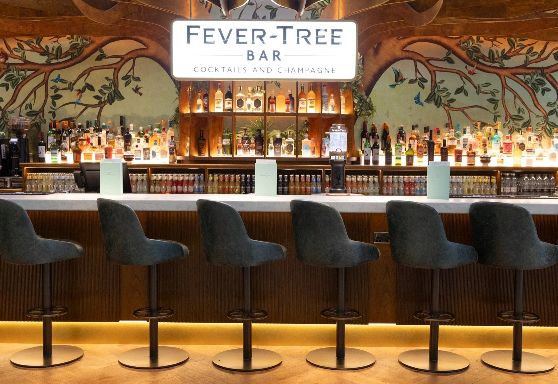Fever-Tree Bar  lands at  Manchester Airport