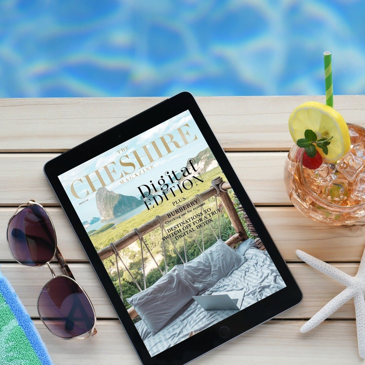 🏝️📲 Latest Issue #OUTNOW 📲🏝️
With temperatures rising and summer in full flow, our special Digital Edition offers plenty to dip into across Cheshire and beyond.

The issue begins with the lovely Laura Wolfe from Road3, who shares precious memorie