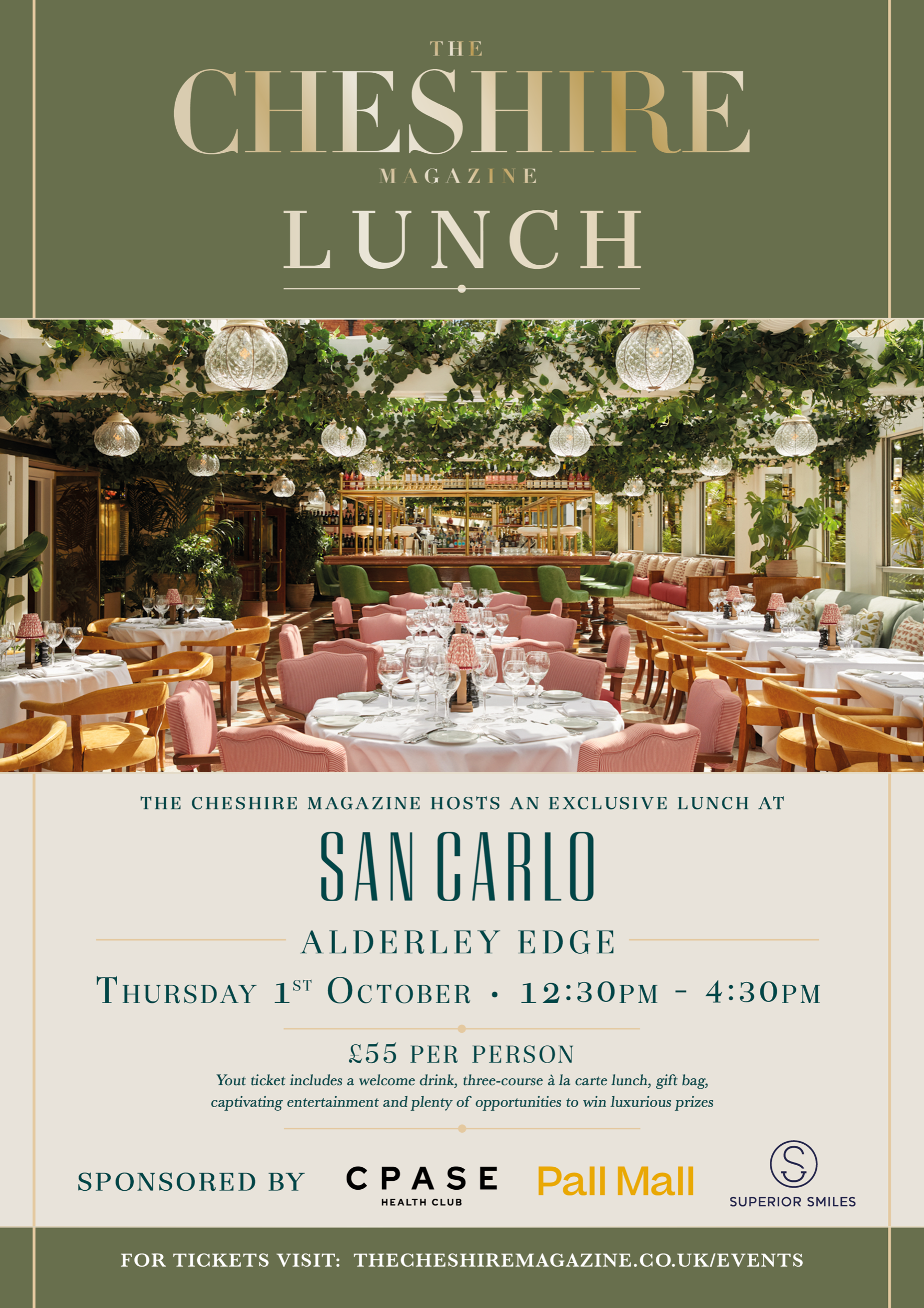 The Cheshire Magazine Lunch at San Carlo, Alderley Edge