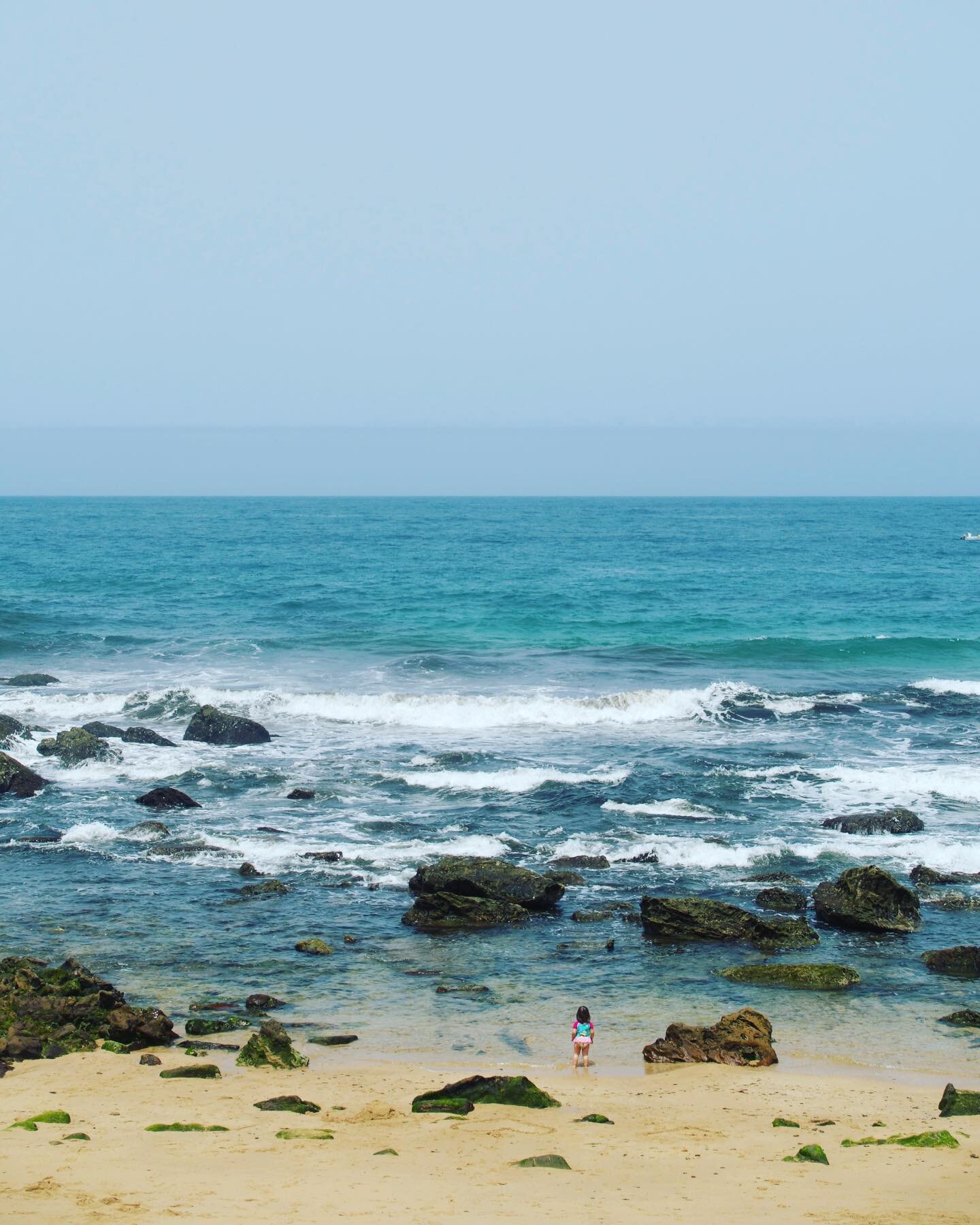 Do you see that speck in the distance, just on the shoreline? That&rsquo;s Maya, our 2 year-old daughter.

I know we try to teach our children to be adventurous and to instill a sense of independence with them&hellip; but still&hellip; makes a papa n