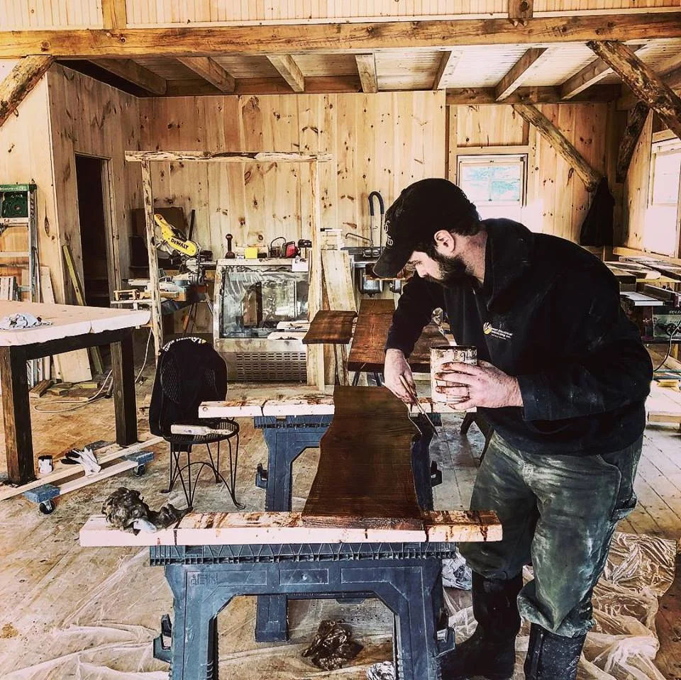 Oak &amp; Pine Shelving for Store