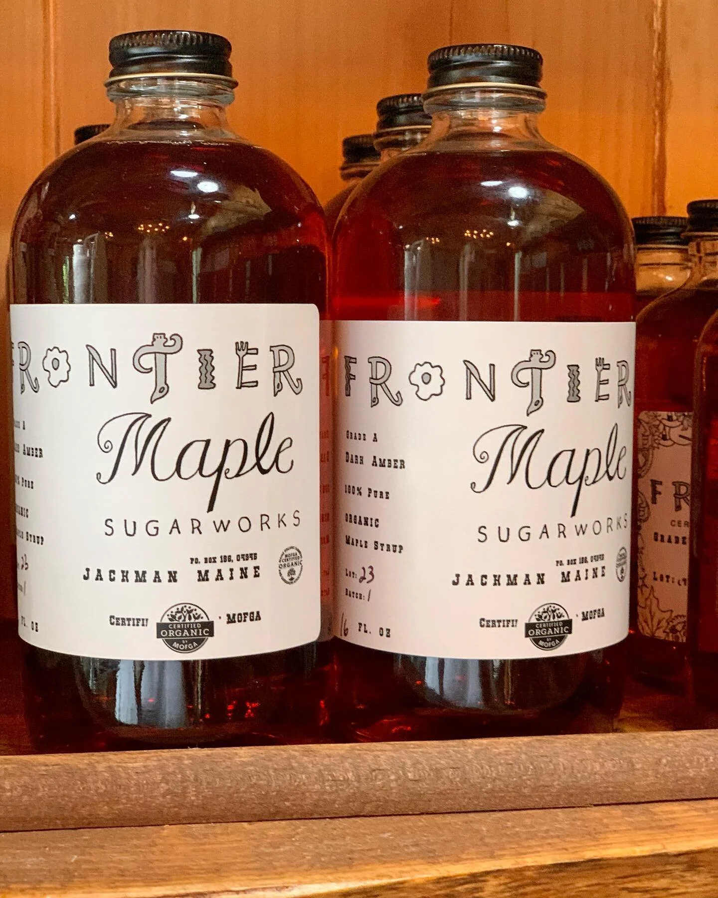Product Spotlight: 🍁🍂🥞🧇 Small batch Frontier Maple Sugarworks  maple syrup @frontiersugarworks (MOFGA certified organic) from Jachman, ME is available at @wildgracefarmstore