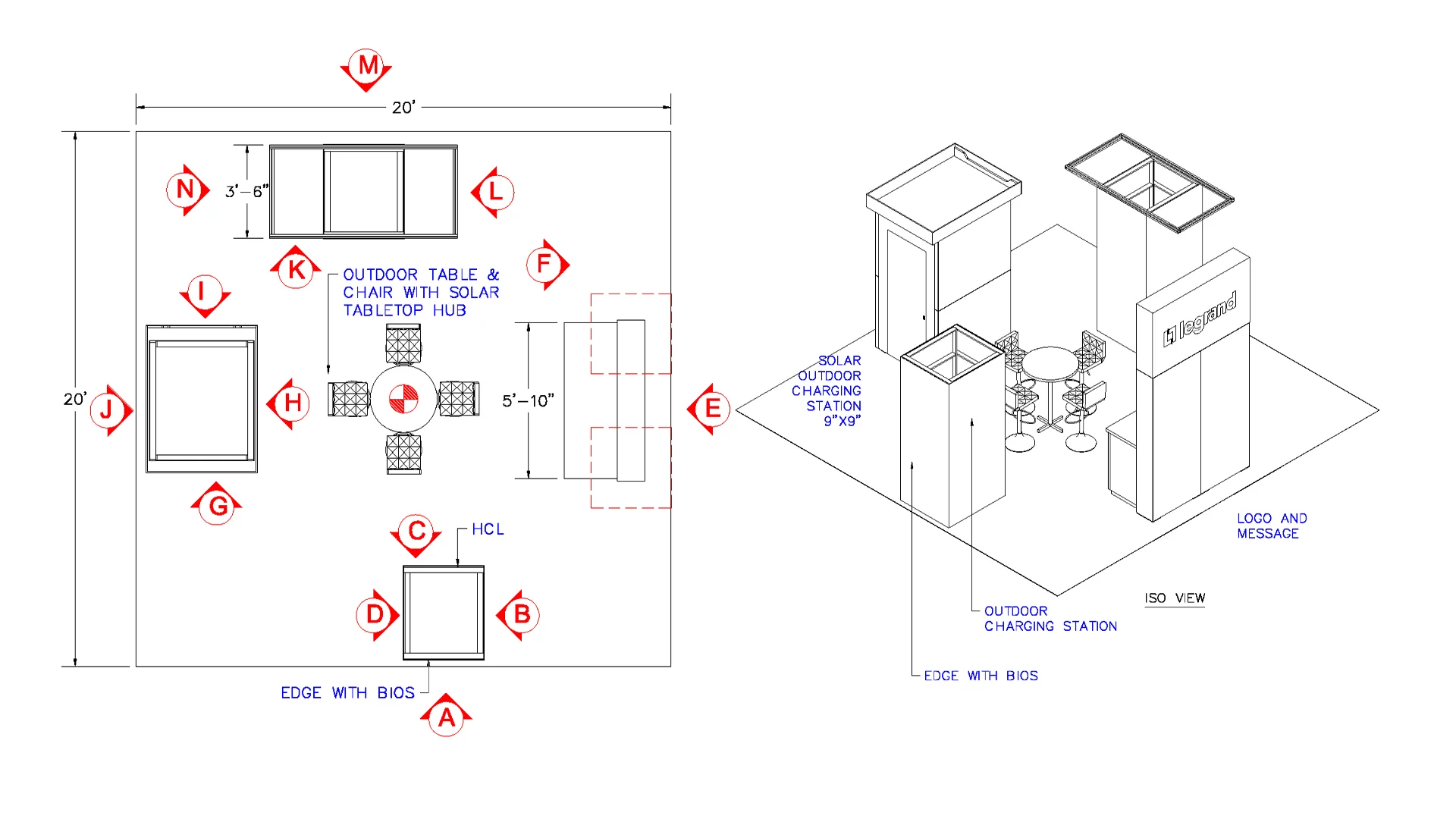 Legrand Greenbuild Tradeshow 2018 - Booth Specifications