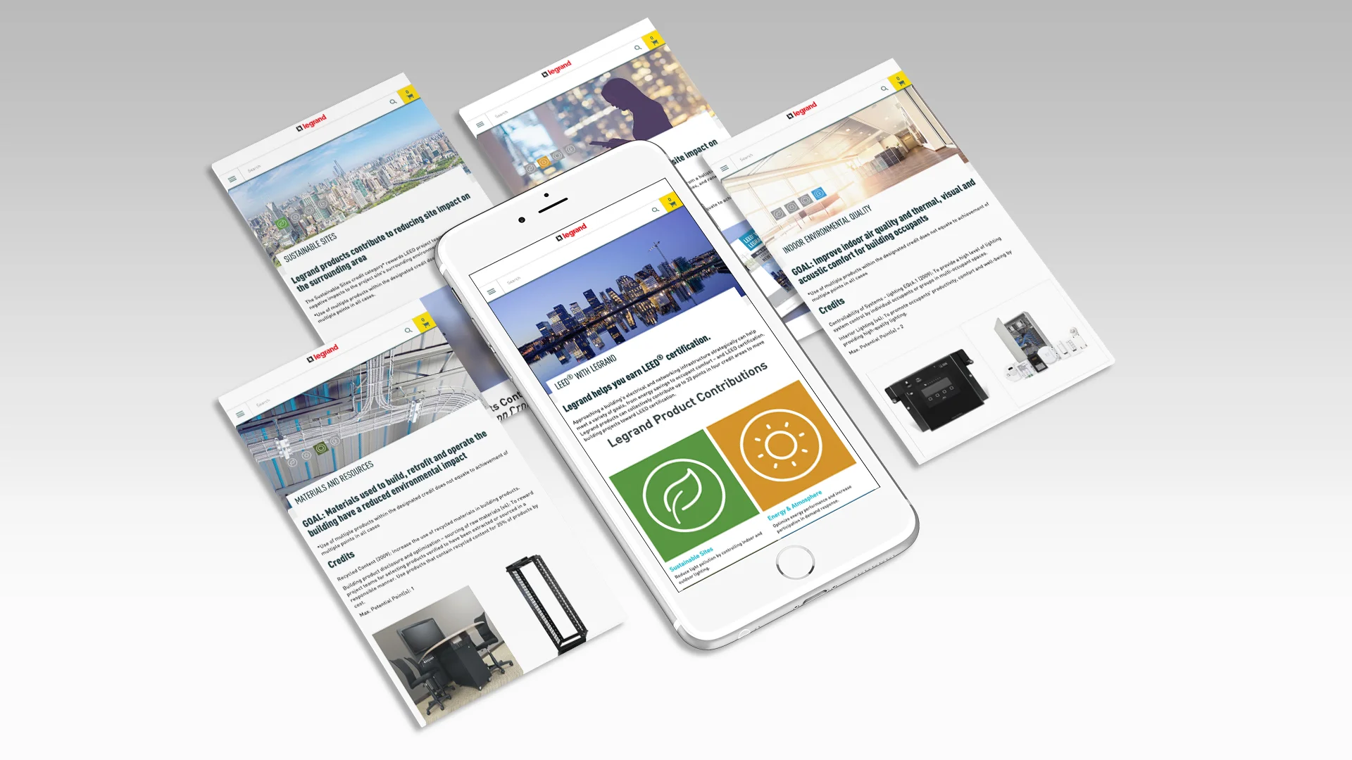 LEED with Legrand: Splash of Mobile Screens