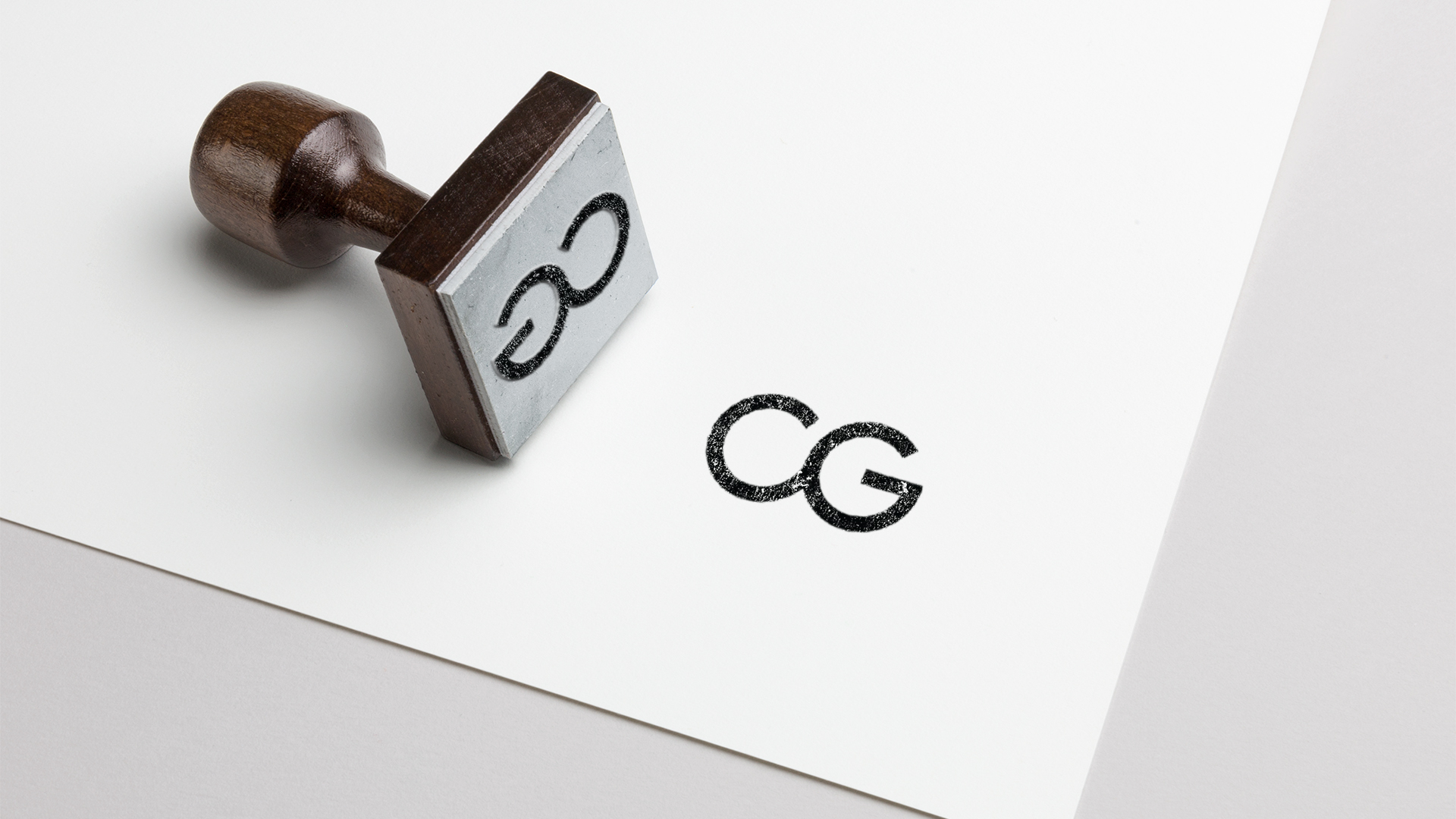 Custom stamp ordered through Lumi to personalize stationery