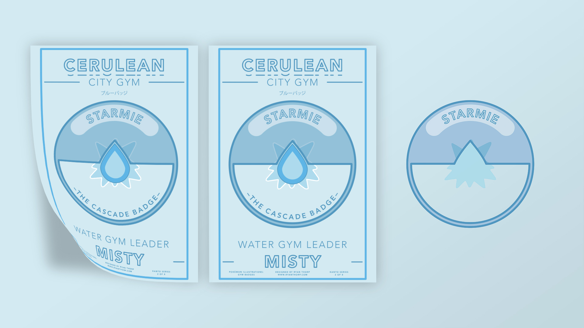 Cerulean City Gym Poster