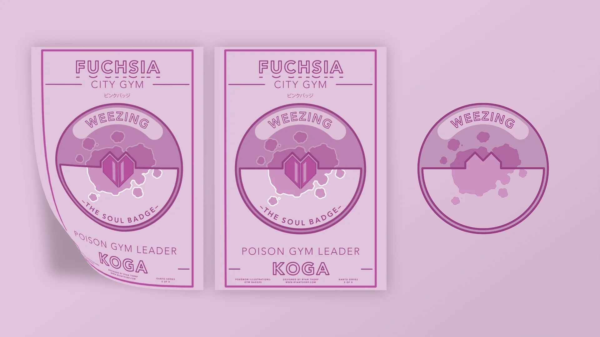 Fuchsia City Gym Poster